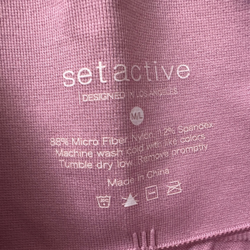 SET Active Outfit Leggings Medium Large - Picture 6 of 10